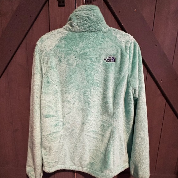 The North Face Women's Light Green Teddy Jacket - Picture 4 of 4